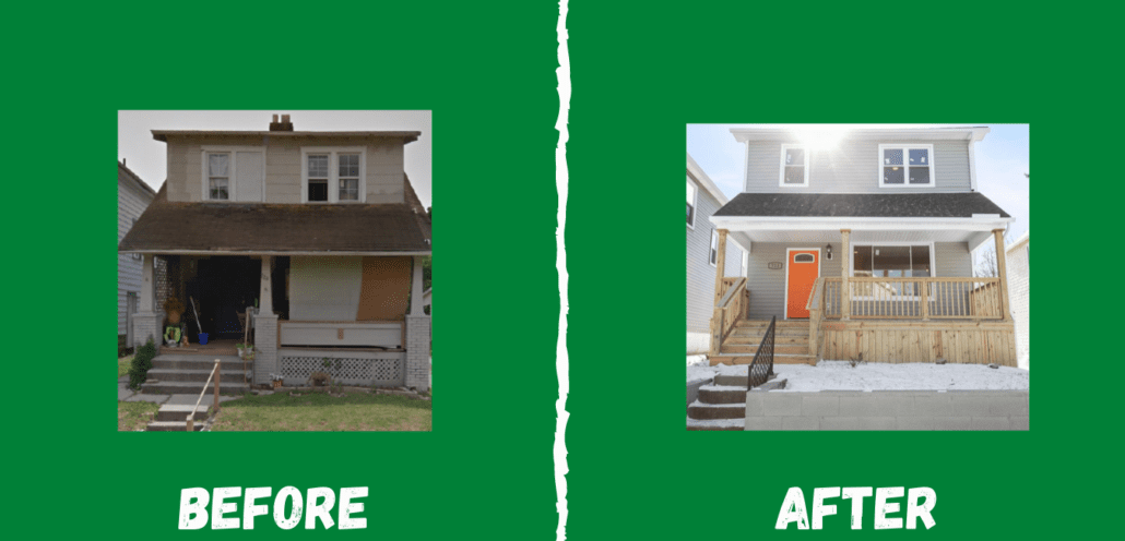 Before and After Fix and Flip