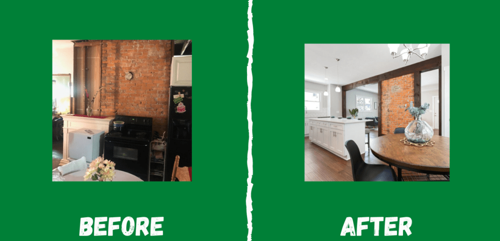 Before and After Kitchen 2