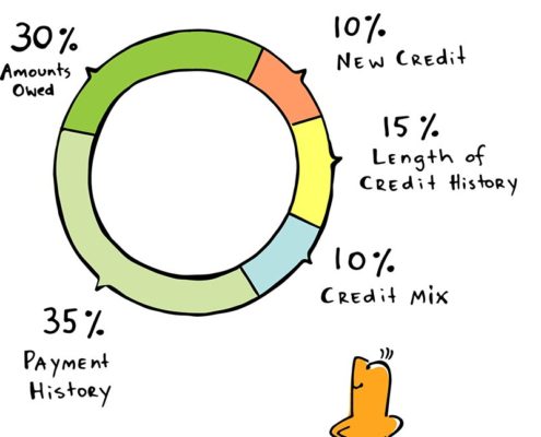 Credit score mix