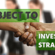 Text: "Subject To Investment Strategies