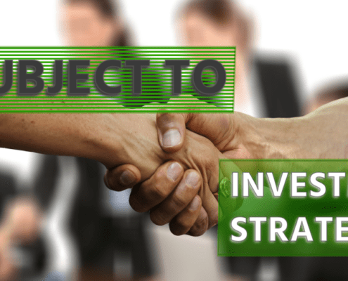 Text: "Subject To Investment Strategies