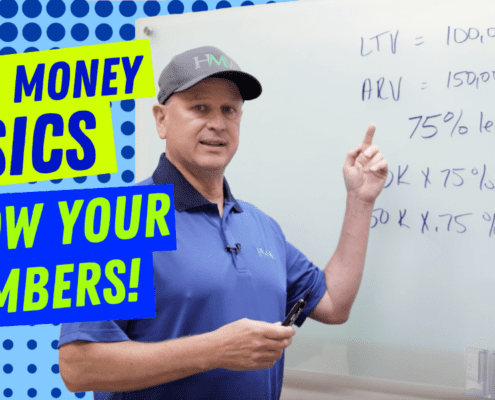 Text: "Hard Money Basics. Know Your Numbers!"