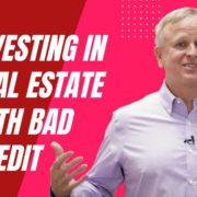 Text: "Investing in Real Estate with Bad Credit"