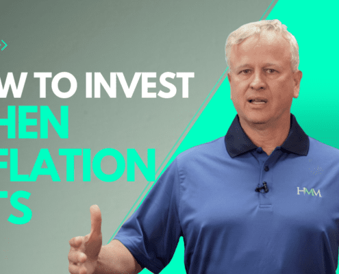 Text: "How to Invest When Inflation Hits"