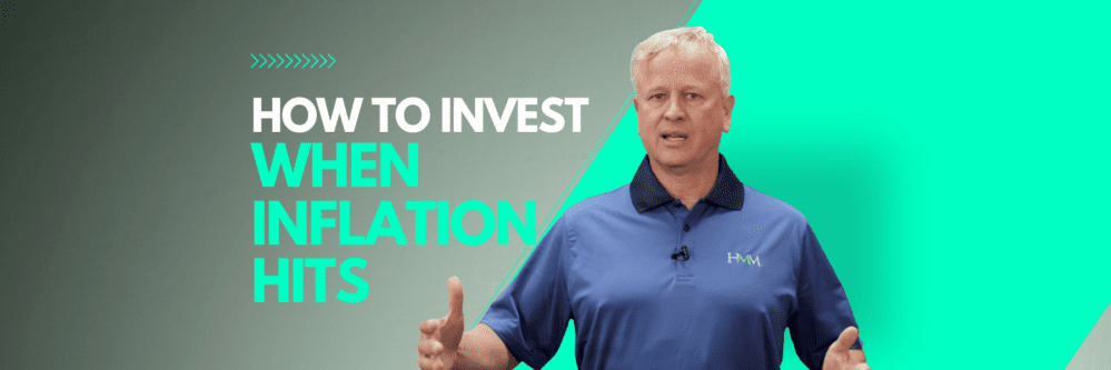 Text: "How to Invest When Inflation Hits"