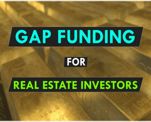 Text: "Gap Funding for Real Estate Investors"