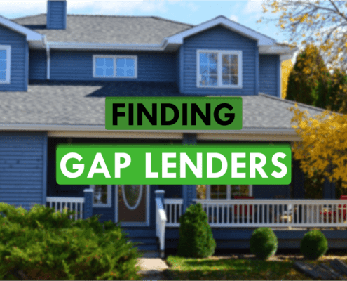 Text: "Finding Gap Lenders"