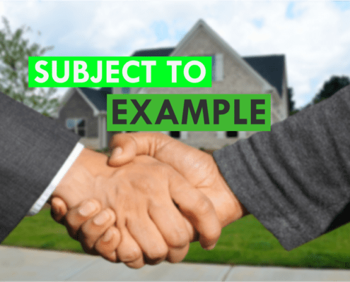 Text: "Subject To Example"