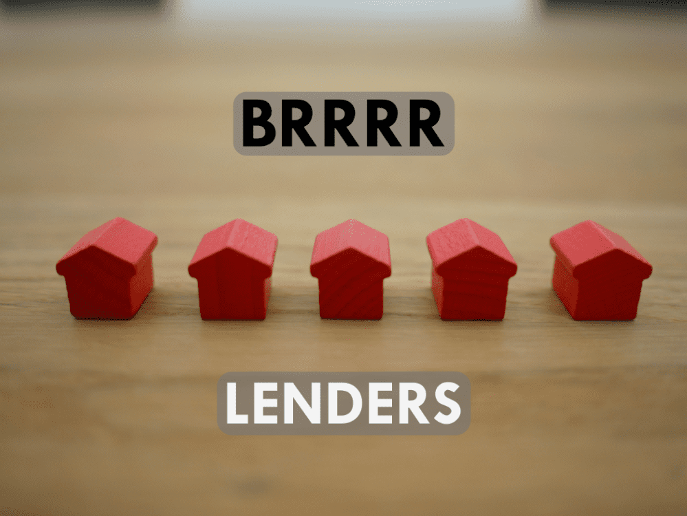 Text: "BRRRR Lenders"