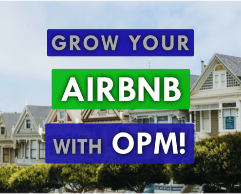 Text: "Grow your Airbnb with OPM!"